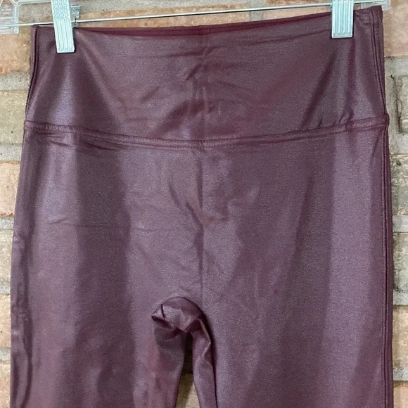 Tagoo Faux Leather Dressy Leggings Women Tummy Control High Waisted Medium NWT - Picture 5 of 16